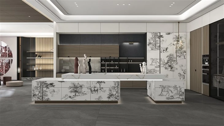modern wood kitchen cabinets